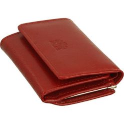 PERFEKT PLUS 11/1 A bigiel/zatrzask czerwony, portfel damski. Czerwone portfele damskie Perfekt Plus, bez wzorów, ze skóry. Za 89,90 zł.