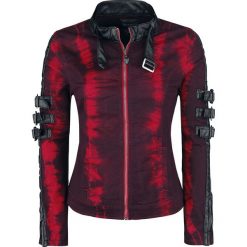 Kurtki damskie: Rock Rebel by EMP Rock The Night Kurtka damska czerwony/czarmy