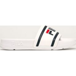 Fila - Klapki. Białe klapki damskie Fila, z materiału. Za 89,90 zł.