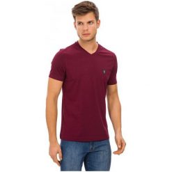 Galvanni T-Shirt Męski Prim Xl Burgund. Czerwone koszulki męskie GALVANNI, xl, bez wzorów, bez kołnierzyka. Za 109,00 zł.