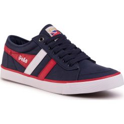 Tenisówki GOLA - Comet CMA516 Navy/Red/White. Niebieskie półbuty męskie Gola, bez wzorów, z gumy, eleganckie, bez zapięcia. Za 249,00 zł.