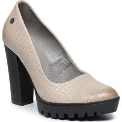 Półbuty MACIEJKA - 02629-44/00-1 Beż Krokodyl. Brązowe półbuty damskie Maciejka, ze skóry, eleganckie. W wyprzedaży za 189,00 zł.