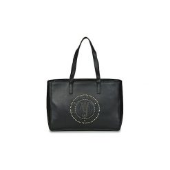 Torby shopper Versace Jeans CESUS. Szare shopper bag damskie marki Guess Jeans, z aplikacjami, z jeansu, do ręki, duże. Za 589,00 zł.