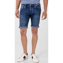 Pepe Jeans Track Szorty Niebieski. Niebieskie spodenki i szorty męskie Pepe Jeans, bez wzorów, z elastanu. Za 306,95 zł.