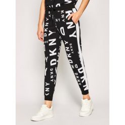 Spodnie dresowe DKNY YI2722410. Czarne spodnie damskie DKNY, xs, z elastanu. Za 319,00 zł.