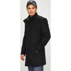 S. Oliver - Płaszcz. Czarne płaszcze męskie marki s.Oliver BLACK LABEL, s, z poliesteru. W wyprzedaży za 539,90 zł.