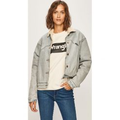 Wrangler - Kurtka. Niebieskie kurtki damskie Wrangler, s, z elastanu, krótkie. W wyprzedaży za 249,90 zł.