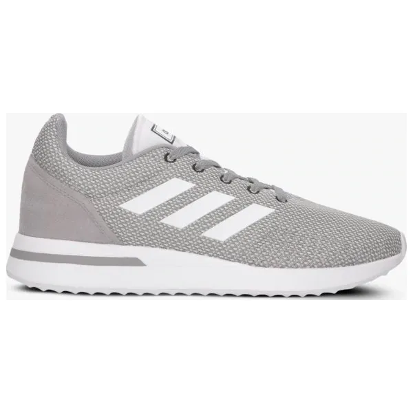 Adidas Run70S buty męskie, szary, rozmiar 46. Szare buty sportowe męskie Adidas, z tkaniny, z paskami. W wyprzedaży za 152,99 zł.