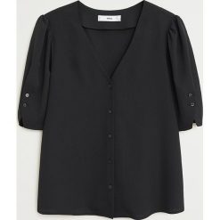 Mango - Bluzka Bass. Zielone bluzki damskie Mango, s, bez wzorów, z poliesteru, casualowe, bez kołnierzyka, bez rękawów. W wyprzedaży za 59,90 zł.