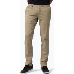 BOSS Casual - Spodnie męskie – Schino-Slim1-D, beżowy. Brązowe spodnie męskie BOSS Casual, na co dzień, m, bez wzorów, z bawełny, casualowe. Za 479,95 zł.