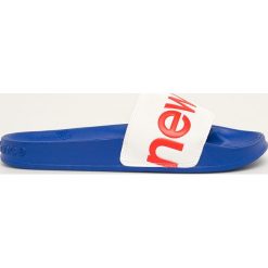 New Balance - Klapki SMF200P1. Białe kapcie męskie New Balance, z gumy, bez zapięcia. W wyprzedaży za 109,90 zł.
