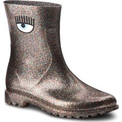 Kalosze CHIARA FERRAGNI - 18AI-CF2177 Multicolor. Pomarańczowe kalosze damskie marki Chiara Ferragni, z tworzywa sztucznego. W wyprzedaży za 479,00 zł.