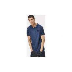 T-shirty z krótkim rękawem G-Star Raw D04467 8653 NAVAS. Niebieskie t-shirty męskie G-Star RAW, m, bez wzorów, retro, bez kołnierzyka, krótkie. Za 107,63 zł.