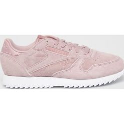 Reebok Classic - Buty Cl Lthr Ripple. Różowe buty sportowe damskie Reebok Classic, bez wzorów, ze skóry, sportowe, reebok classic. Za 379,90 zł.