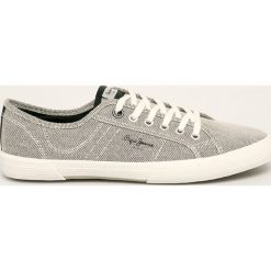 Pepe Jeans - Tenisówki Aberman Smart. Czarne trampki męskie Pepe Jeans, bez wzorów, z jeansu, na sznurówki. Za 239,90 zł.