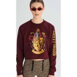 Bluza Harry Potter - Bordowy. Czerwone bluzy damskie Sinsay, s, bez wzorów, bez rękawów, bez kaptura. Za 59,99 zł.