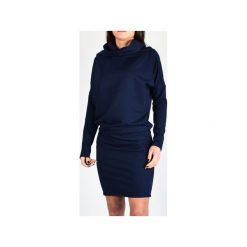 KATIA - XS - 4XL _ dzianinowa sukienka. Zielone sukienki damskie Collibri, xl, bez wzorów, z wiskozy, z golfem, z długim rękawem, długie, dopasowane. Za 189,00 zł.