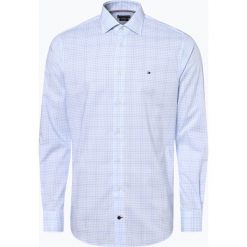 Tommy Hilfiger Tailored - Koszula męska, niebieski. Niebieskie koszule męskie Tommy Hilfiger Tailored, m, w kratkę, biznesowe, bez kołnierzyka, bez rękawów. Za 299,95 zł.