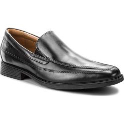 Półbuty CLARKS - Tilden Free 261103127 Black Leather. Czarne buty wizytowe męskie Clarks, ze skóry ekologicznej, bez zapięcia. W wyprzedaży za 199,00 zł.