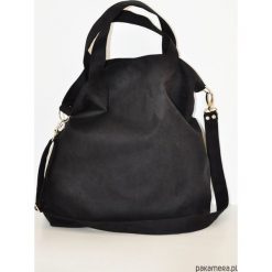 Torba hobo XXL - czerń. Czarne torebki klasyczne damskie marki Pakamera, z syntetyku. Za 129,00 zł.