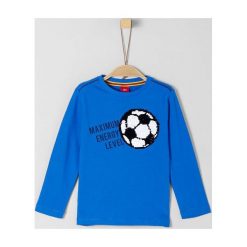 S.Oliver Koszulka Chłopięca 92-98 Niebieska. Niebieskie t-shirty chłopięce S.Oliver, bez wzorów, z bawełny, bez rękawów. Za 59,00 zł.