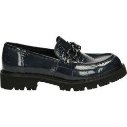 Mokasyny - 3202 NAPL PET. Czarne mokasyny damskie marki Venezia, ze skóry. Za 299,00 zł.