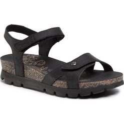 Sandały PANAMA JACK - Sulia Basics B2 Napa Grass Negro/Black. Czarne klapki damskie Panama Jack, bez wzorów, ze skóry, bez obcasa. Za 469,00 zł.