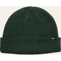 Vans - Czapka. Zielone czapki męskie Vans, na zimę, z dzianiny. W wyprzedaży za 69,90 zł.