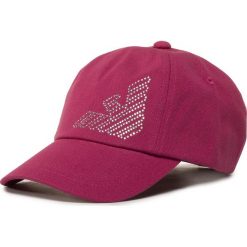 Czapka z daszkiem EA7 EMPORIO ARMANI - 285559 0P829 18575 Malagda. Różowe czapki damskie EA7 Emporio Armani, bez wzorów, z bawełny. W wyprzedaży za 179,00 zł.