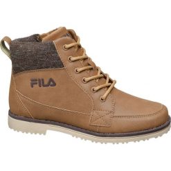 Buty zimowe chłopięce: trapery Fila Fila brązowe