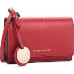 Torebka EMPORIO ARMANI - Y3B086 YH15A 88158 Red/Black. Czerwone listonoszki damskie marki Emporio Armani, ze skóry ekologicznej. W wyprzedaży za 389,00 zł.