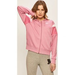 Nike Sportswear - Bluza. Czarne bluzy damskie Nike Sportswear, s, bez wzorów, z elastanu, bez rękawów, z kapturem. Za 249,90 zł.