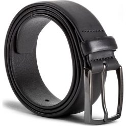 Pasek Męski BOSS - Celie 50379753 Black 001. Czarne paski męskie Boss, w paski, ze skóry. W wyprzedaży za 239,00 zł.