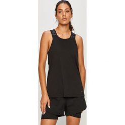Nike - Top. Czarne topy damskie Nike, m, bez wzorów, z elastanu, z okrągłym kołnierzem. Za 129,90 zł.