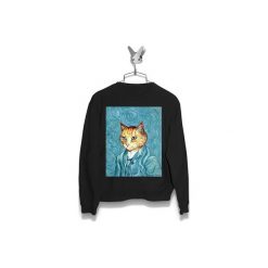 Bluza Kit van Gogh or Vincent van Cat Męska. Szare bluzy męskie Failfake, s. Za 170,00 zł.