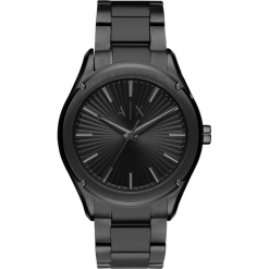 Zegarek ARMANI EXCHANGE - Fitz AX2802 Black/Black. Czarne zegarki męskie Armani Exchange. W wyprzedaży za 629,00 zł.