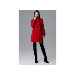 Płaszcz M623 Czerwony. Czerwone płaszcze damskie FIGL, m, bez wzorów, eleganckie. Za 299,00 zł.