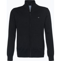 Fynch Hatton - Kardigan męski, czarny. Czarne kardigany męskie marki Fynch-Hatton, m, bez wzorów, z bawełny. Za 299,95 zł.