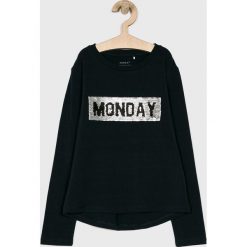 Name it - Longsleeve dziecięcy 122-164 cm. Zielone t-shirty chłopięce marki Name it, z nadrukiem, z elastanu, z długim rękawem. W wyprzedaży za 49,90 zł.