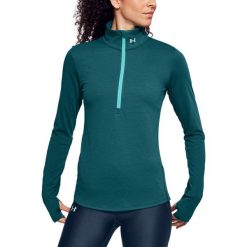 Under Armour Bluza damska Threadborne Streaker 1/2 Zip zielona r. M (1271525-716). Zielone bluzy sportowe damskie marki Under Armour, m. Za 149,99 zł.