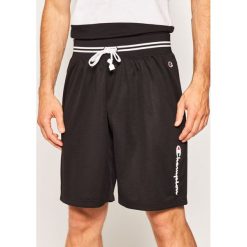 Szorty sportowe Champion Vertical Script Logo Mesh Basketball 214269. Czarne spodnie męskie Champion, m, bez wzorów, z poliesteru, sportowe. Za 169,00 zł.
