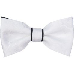 Biała / czarna mucha męska z motywem kwiatowym A208 B3. Czarne muszki męskie Modini Moda Męska, na co dzień, bez wzorów, eleganckie. W wyprzedaży za 44,10 zł.