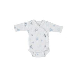 Body niemowlęce: FIXONI Boys Body dziecięce kolor biały/niebieski