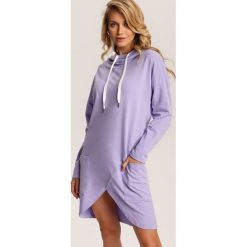 Lawendowa Bluza Kyllyss. Fioletowe bluzy sportowe damskie Renee, uniwersalny, bez wzorów, bez rękawów, bez kaptura. Za 139,99 zł.