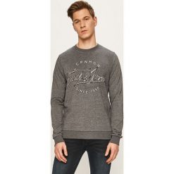 Jack & Jones - Bluza. Żółte bluzy męskie Jack & Jones, s, z nadrukiem, z bawełny, z okrągłym kołnierzem, bez rękawów, bez kaptura. W wyprzedaży za 49,90 zł.