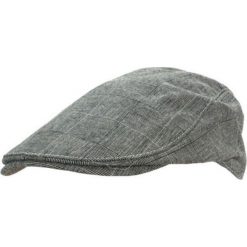 Letni Męski Kaszkiet w Czarną Szachownicę, Kratę Przewiewny, Wakacyjny CPAPJNSKASZKIET60501. Czarne czapki męskie Pako Jeans, bez wzorów, wakacyjne. Za 37,50 zł.