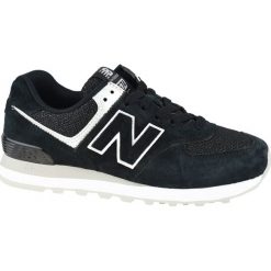 New Balance WL574EZ buty sneakers, buty sportowe damskie czarne 36,5. Czarne buty sportowe damskie New Balance, bez wzorów, ze skóry, sportowe, trekkingowe, New Balance 574. W wyprzedaży za 299,99 zł.