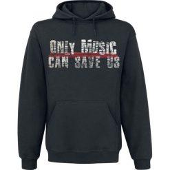 Bluzy męskie: Only Music Can Save Us Bluza z kapturem czarny