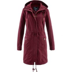 Kurtka parka bonprix czerwony klonowy. Zielone kurtki damskie marki bonprix, w kropki, z kopertowym dekoltem, kopertowe. Za 169,99 zł.