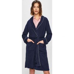 Lauren Ralph Lauren - Szlafrok. Niebieskie szlafroki damskie Lauren Ralph Lauren, s, bez wzorów, z bawełny, bez rękawów, bez kaptura. W wyprzedaży za 459,90 zł.